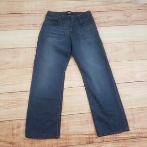 7 For All Mankind Men's Straight Jeans - Midnight Blue